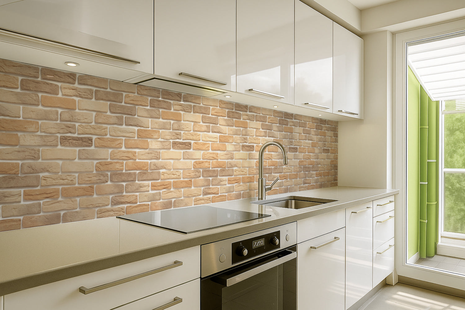 Küchenrückwand Steinoptik