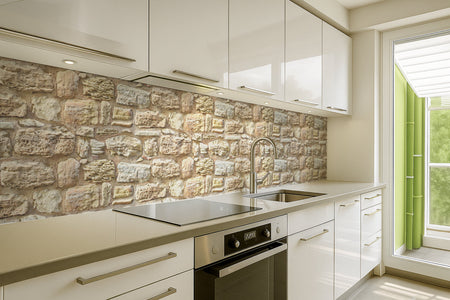 Küchenrückwand Steinoptik