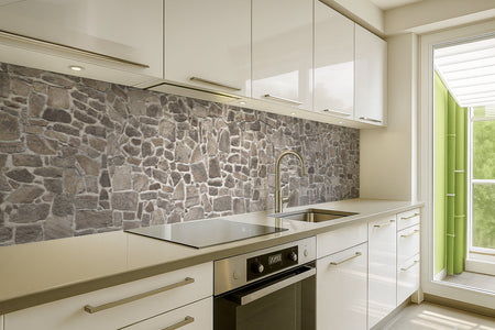 Küchenrückwand Steinoptik