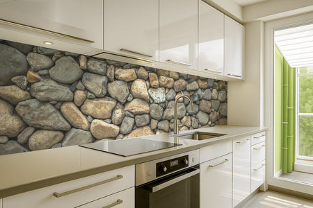 Küchenrückwand Steinoptik