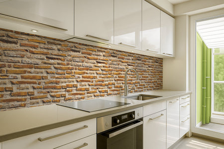 Küchenrückwand Steinoptik