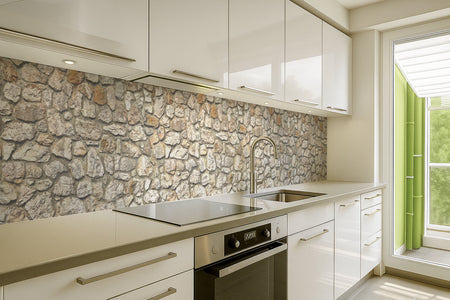 Küchenrückwand Steinoptik