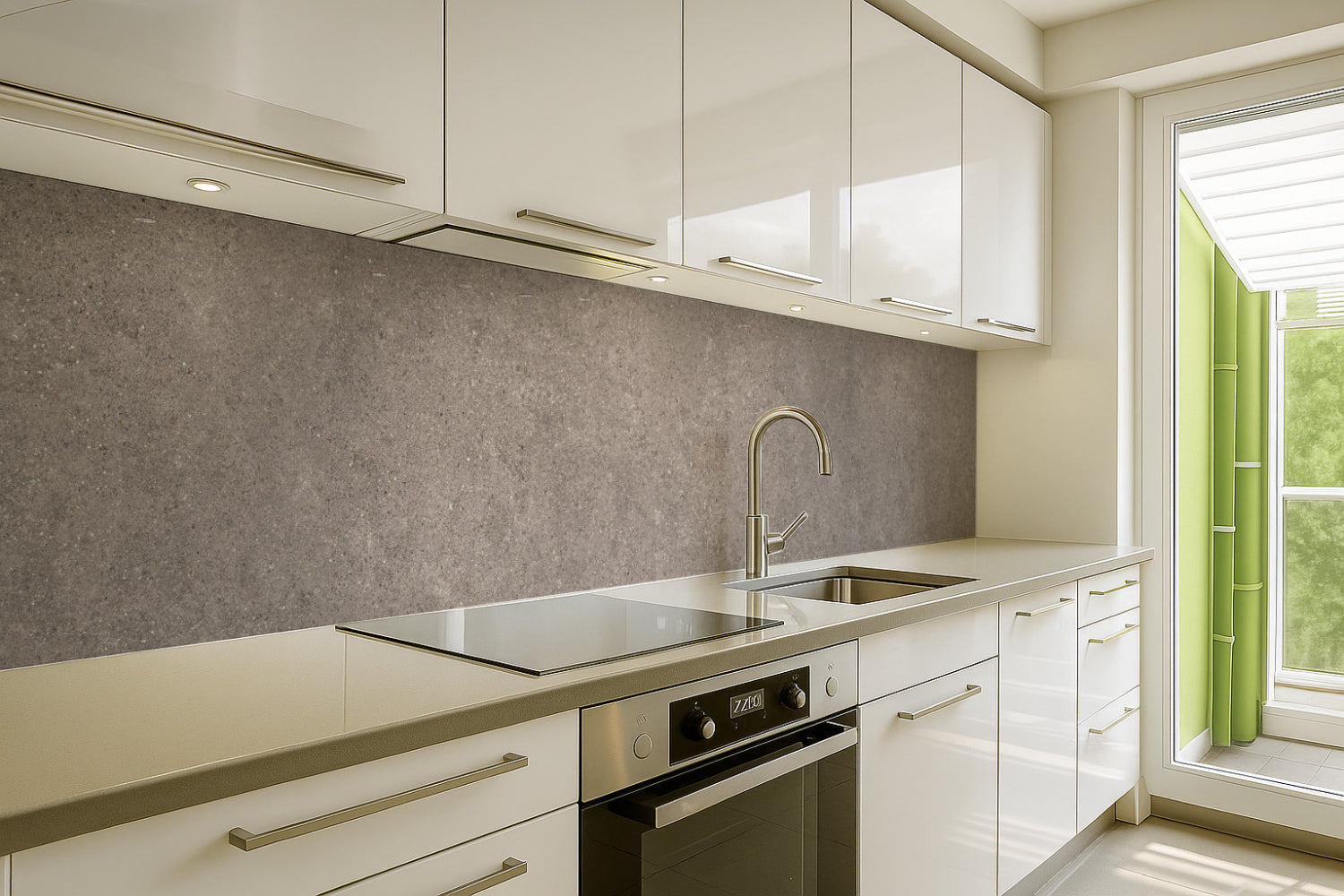 Spritzschutz Küche Steinoptik