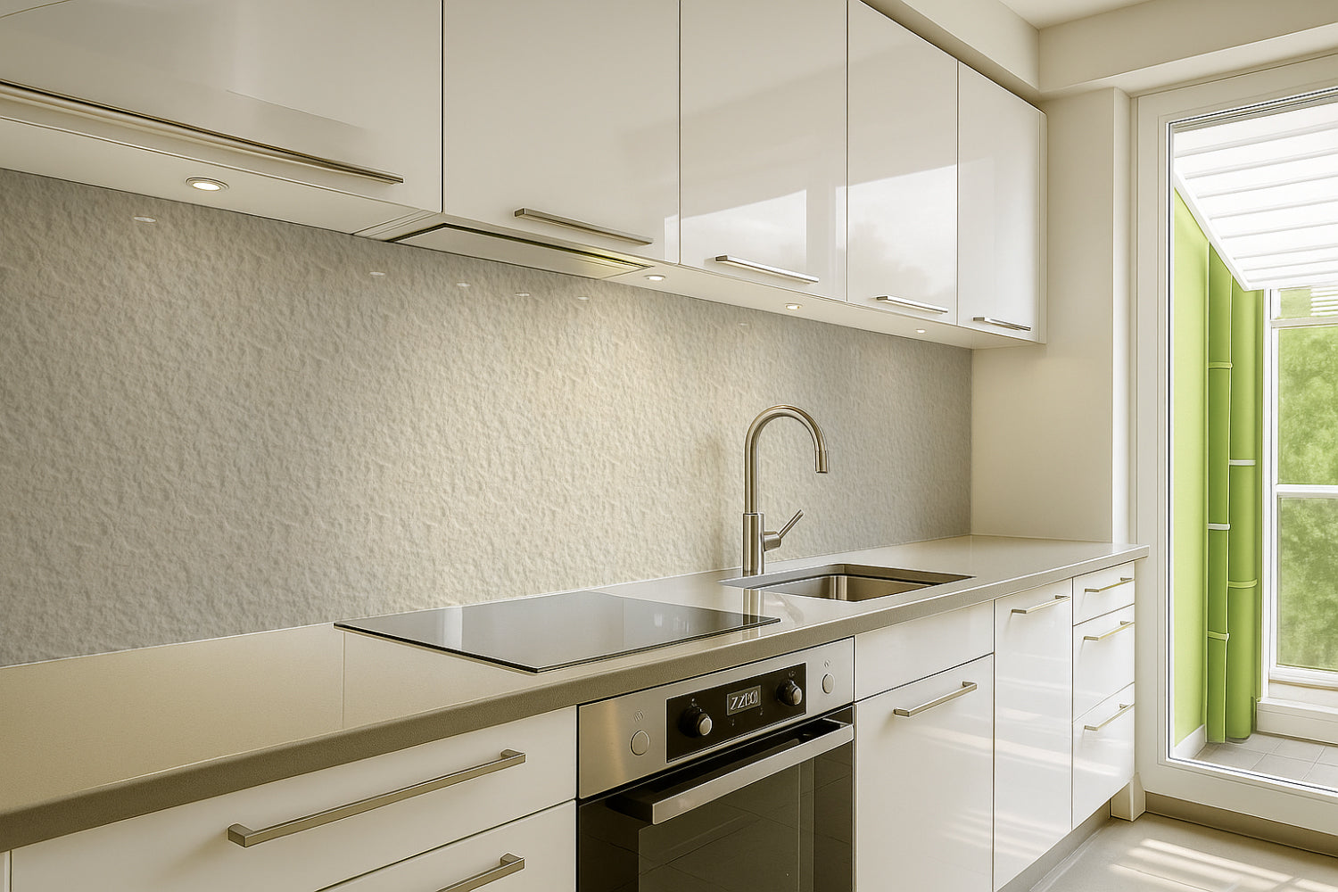 Spritzschutz Küche Steinoptik