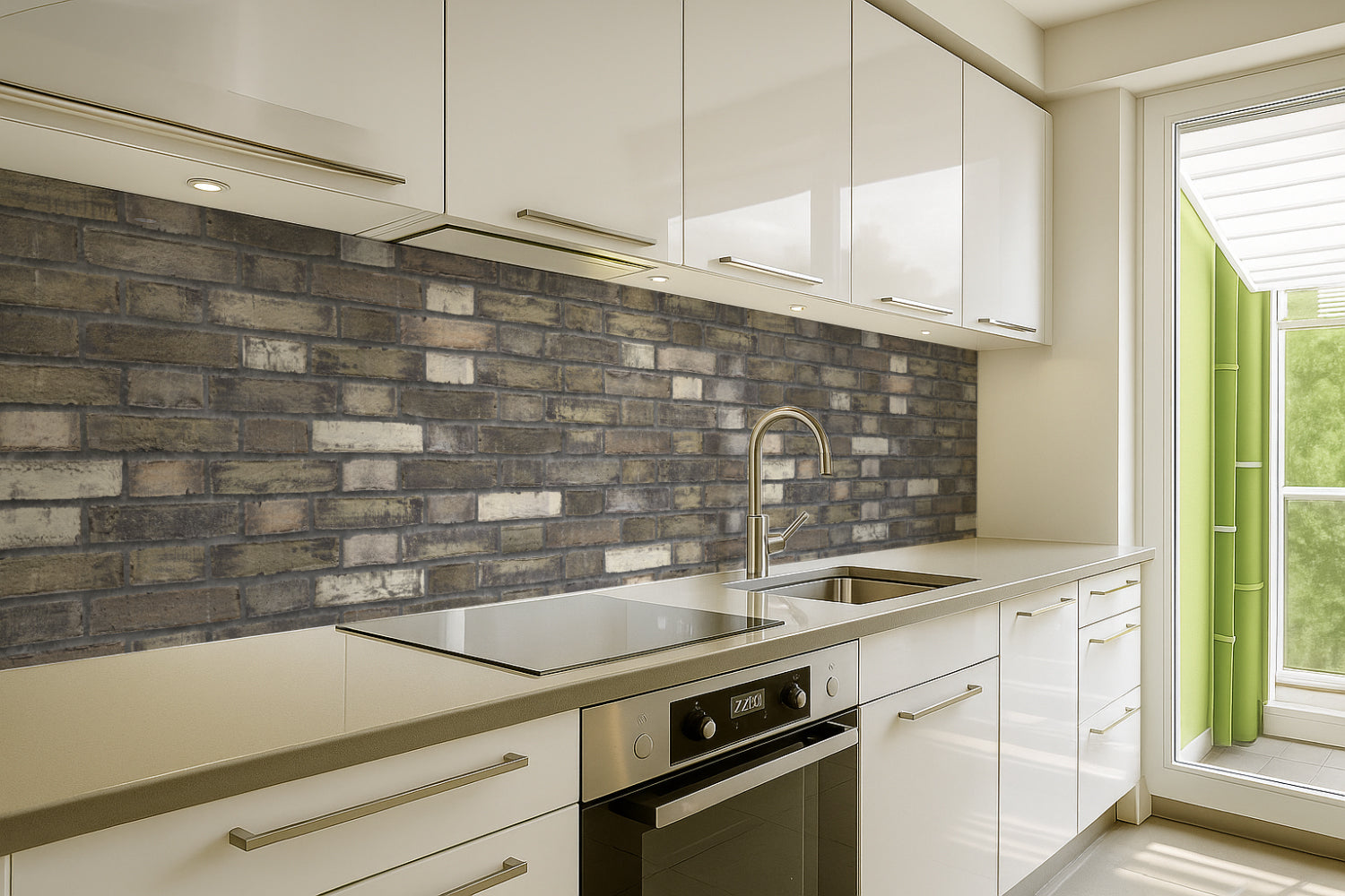 Küchenrückwand Steinoptik