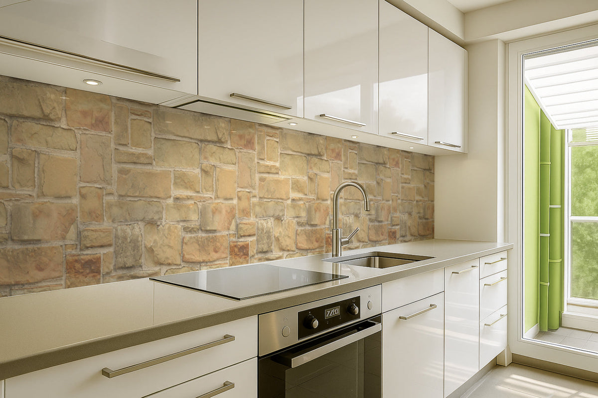 Küchenrückwand Steinoptik