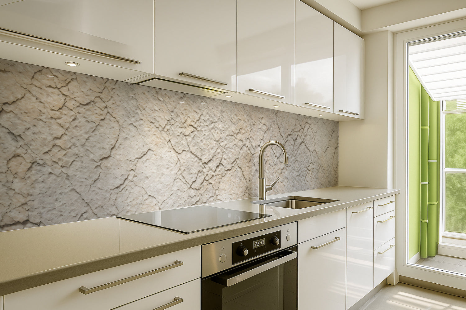 Küchenrückwand Steinoptik