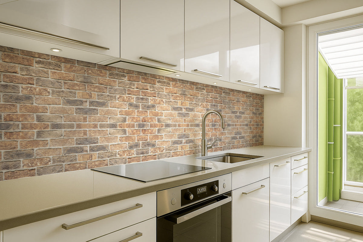 Küchenrückwand Steinoptik