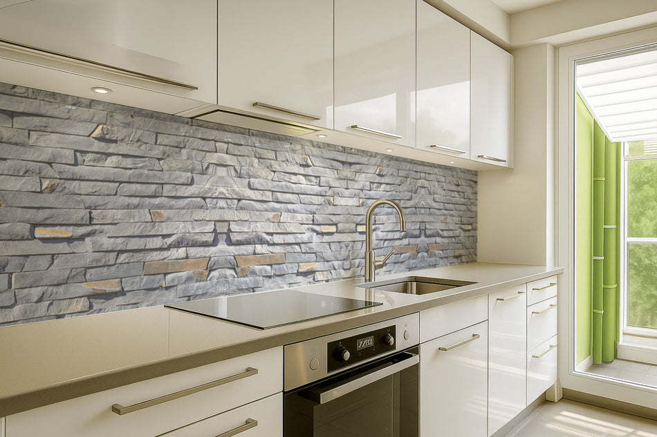Küchenrückwand Steinoptik