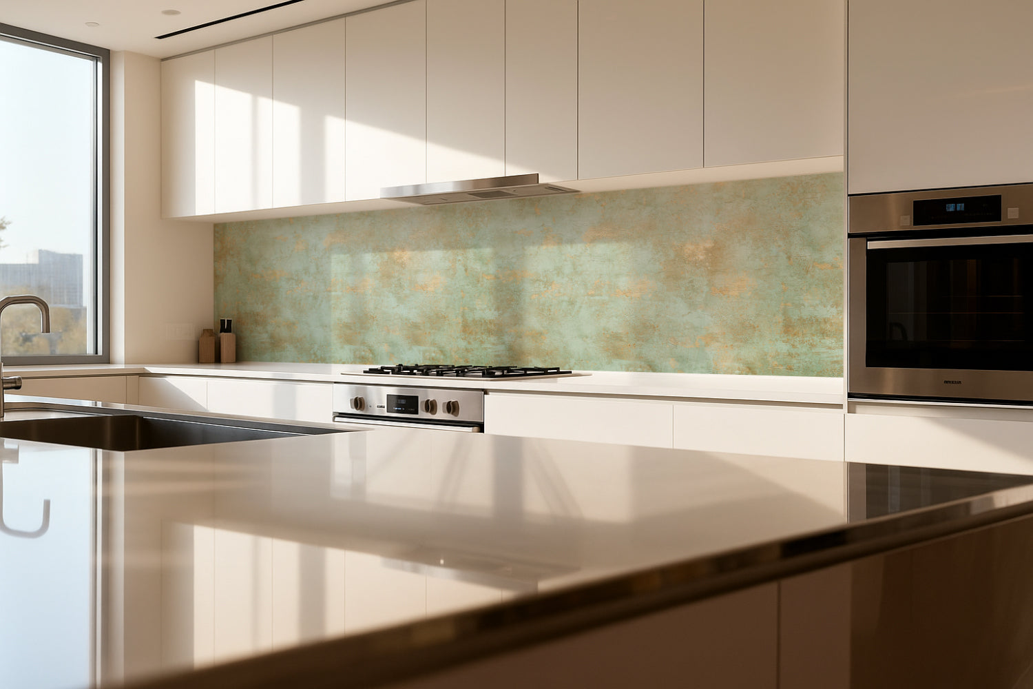 Küchenrückwand Betonoptik