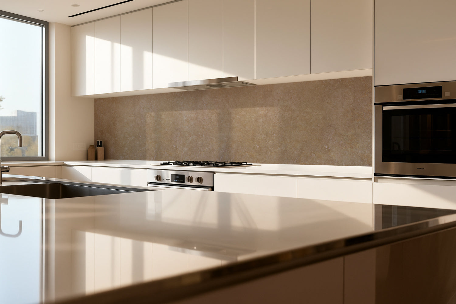 Küchenrückwand Betonoptik