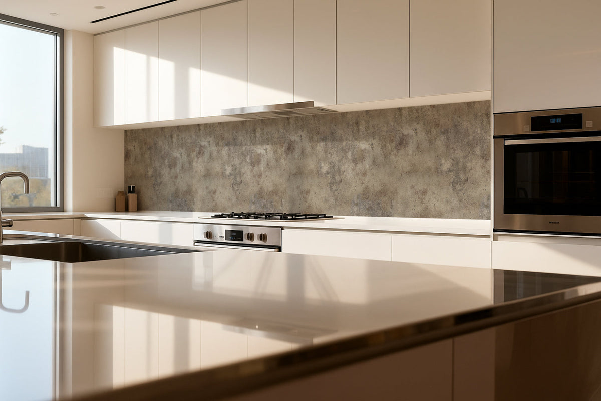 Küchenrückwand Betonoptik