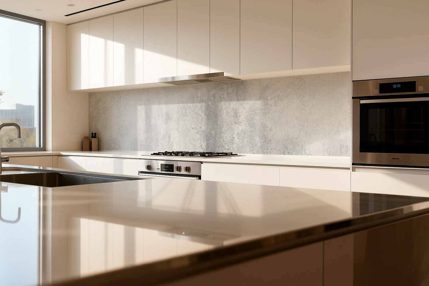 Küchenrückwand Betonoptik