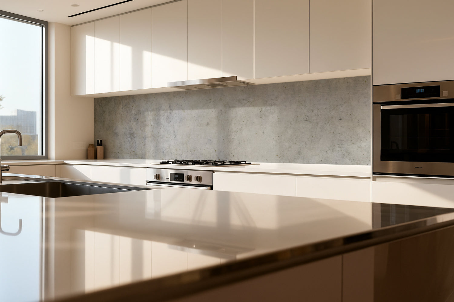 Küchenrückwand Betonoptik