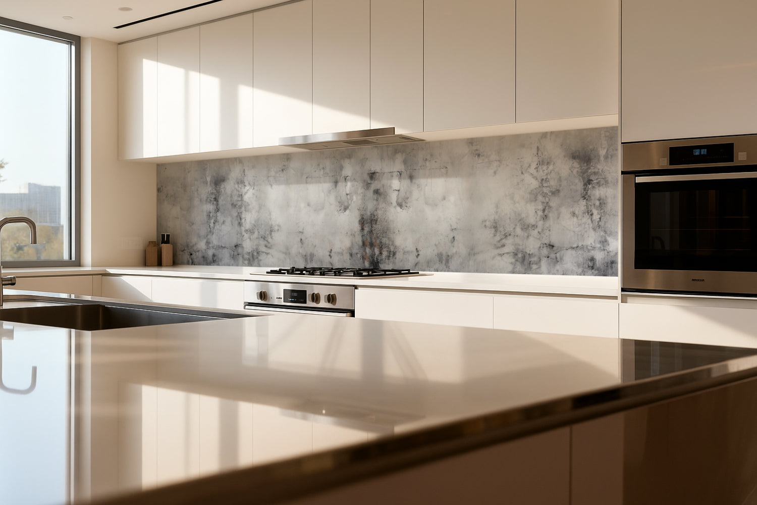 Küchenrückwand Betonoptik