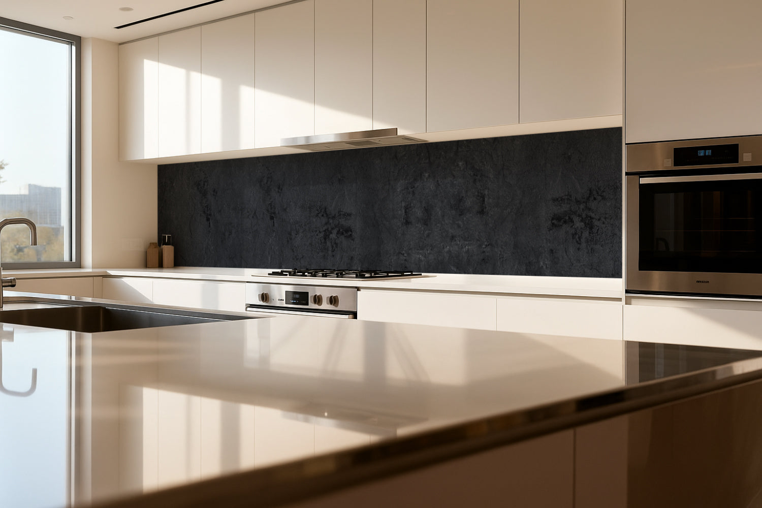 Küchenrückwand Betonoptik