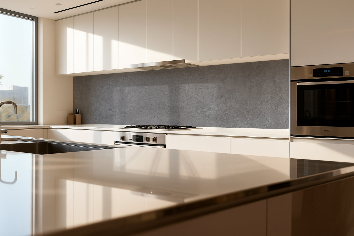 Küchenrückwand Betonoptik