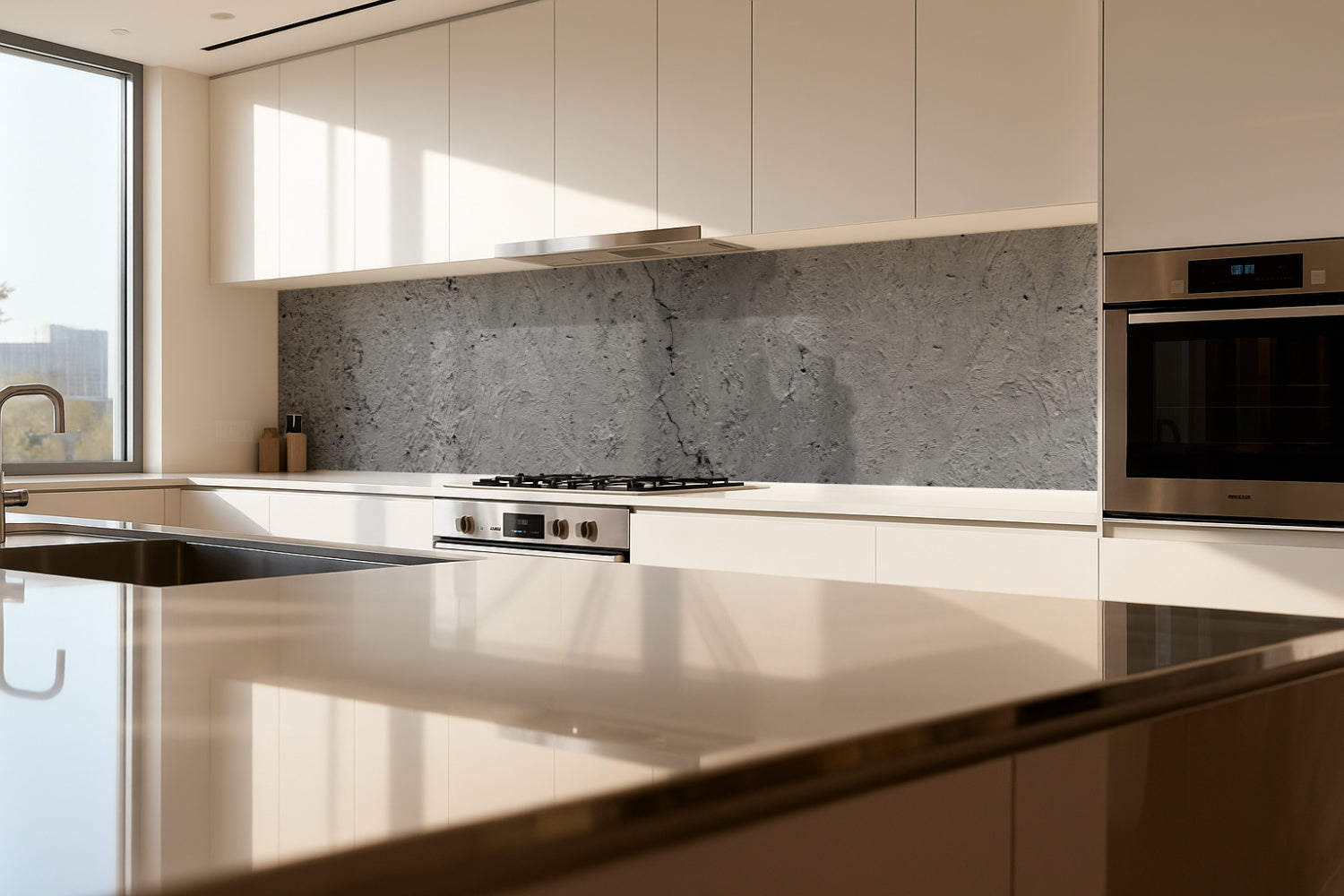 Küchenrückwand Betonoptik