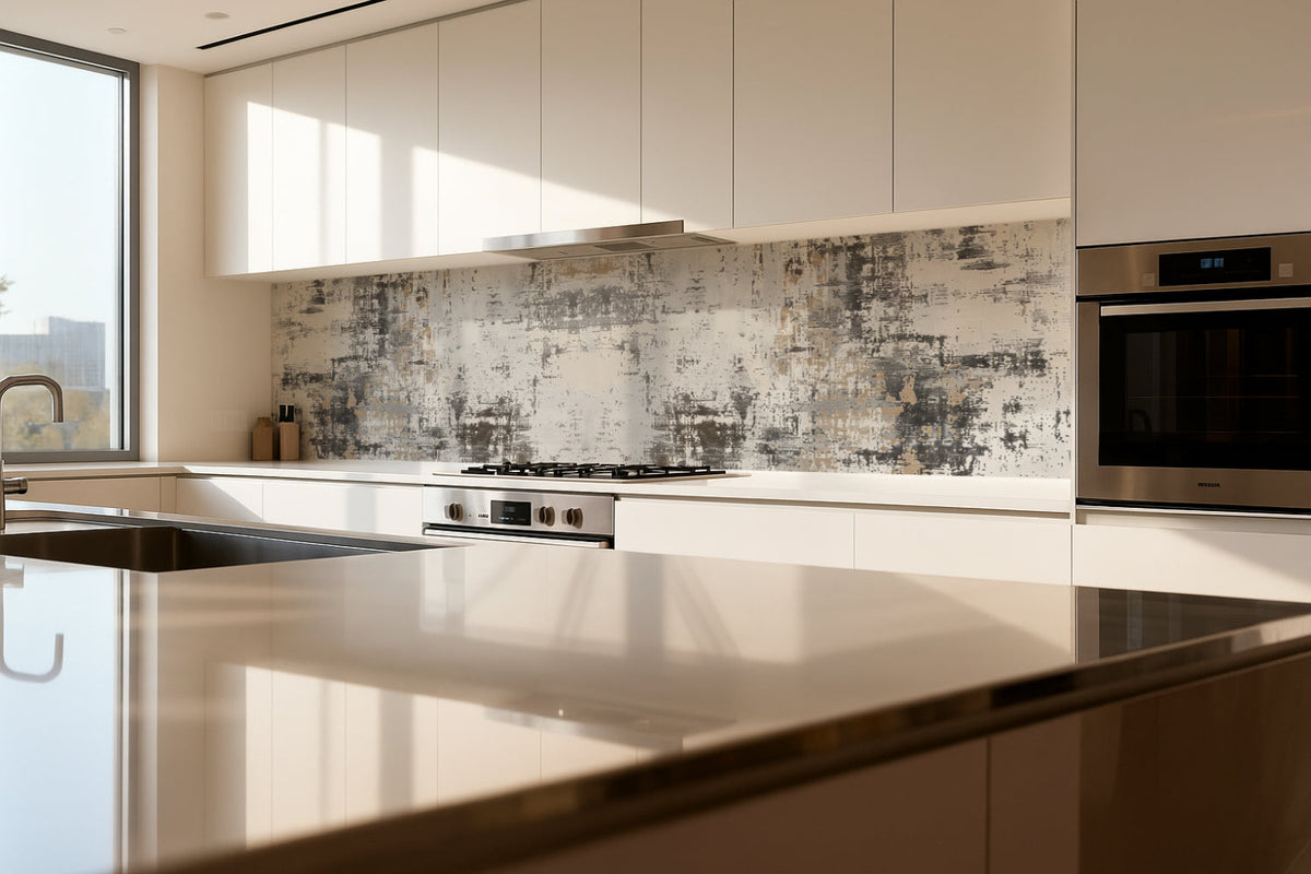 Küchenrückwand Betonoptik