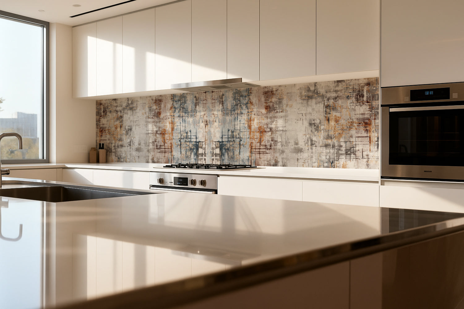 Küchenrückwand Betonoptik