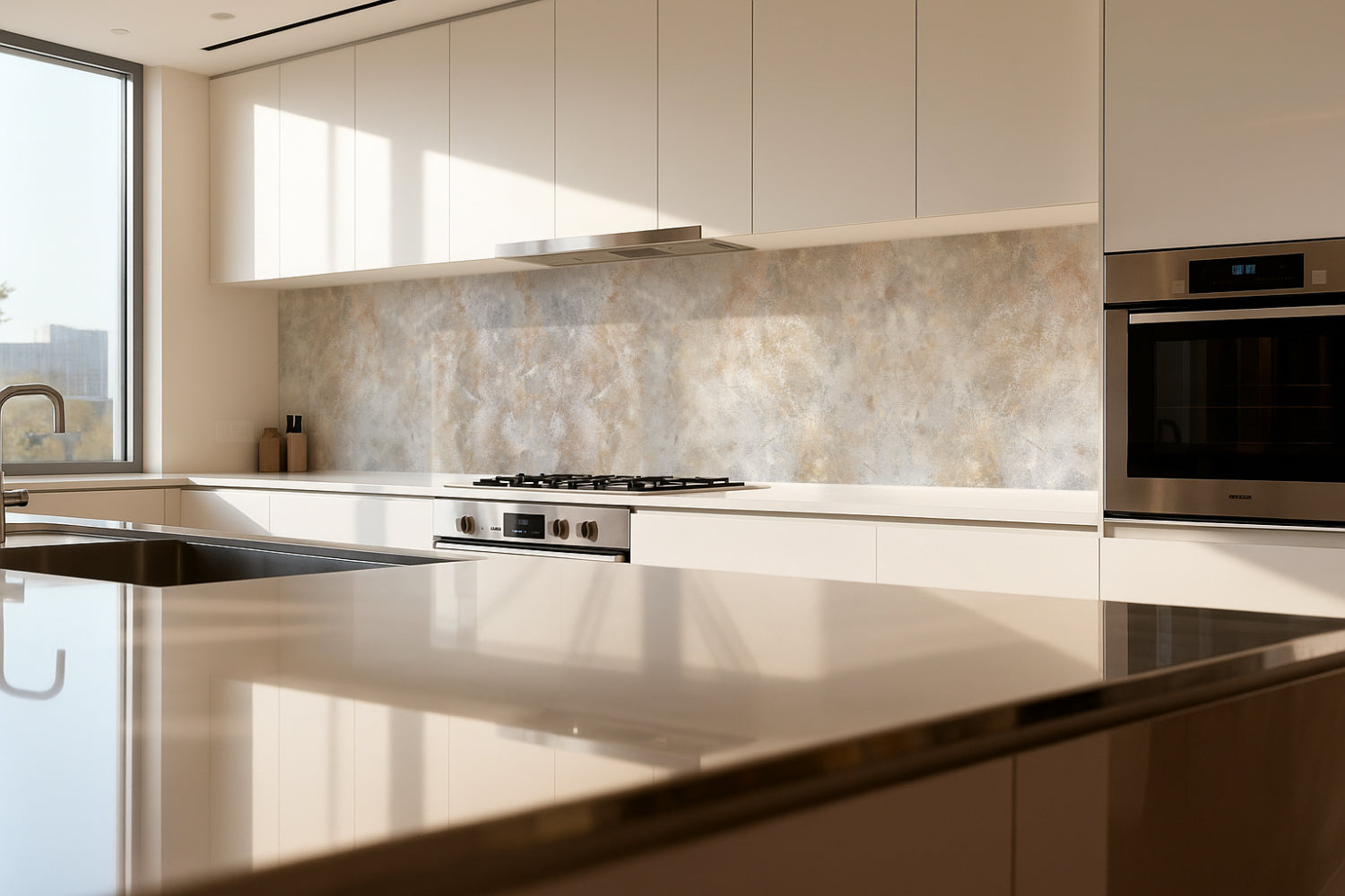 Küchenrückwand Betonoptik