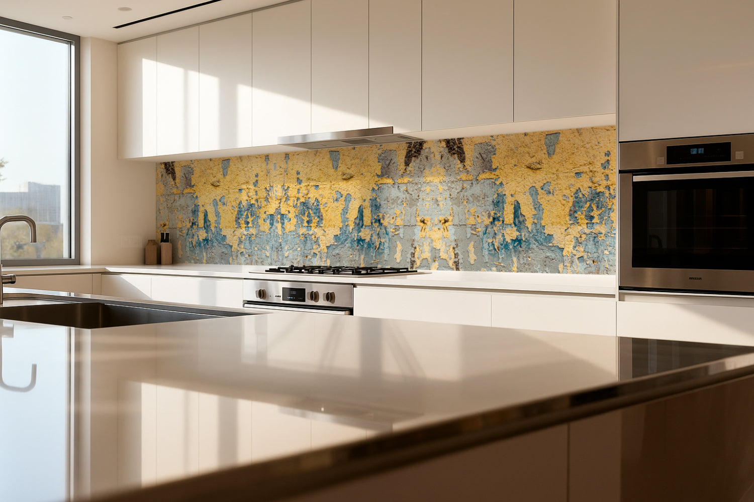 Küchenrückwand Betonoptik