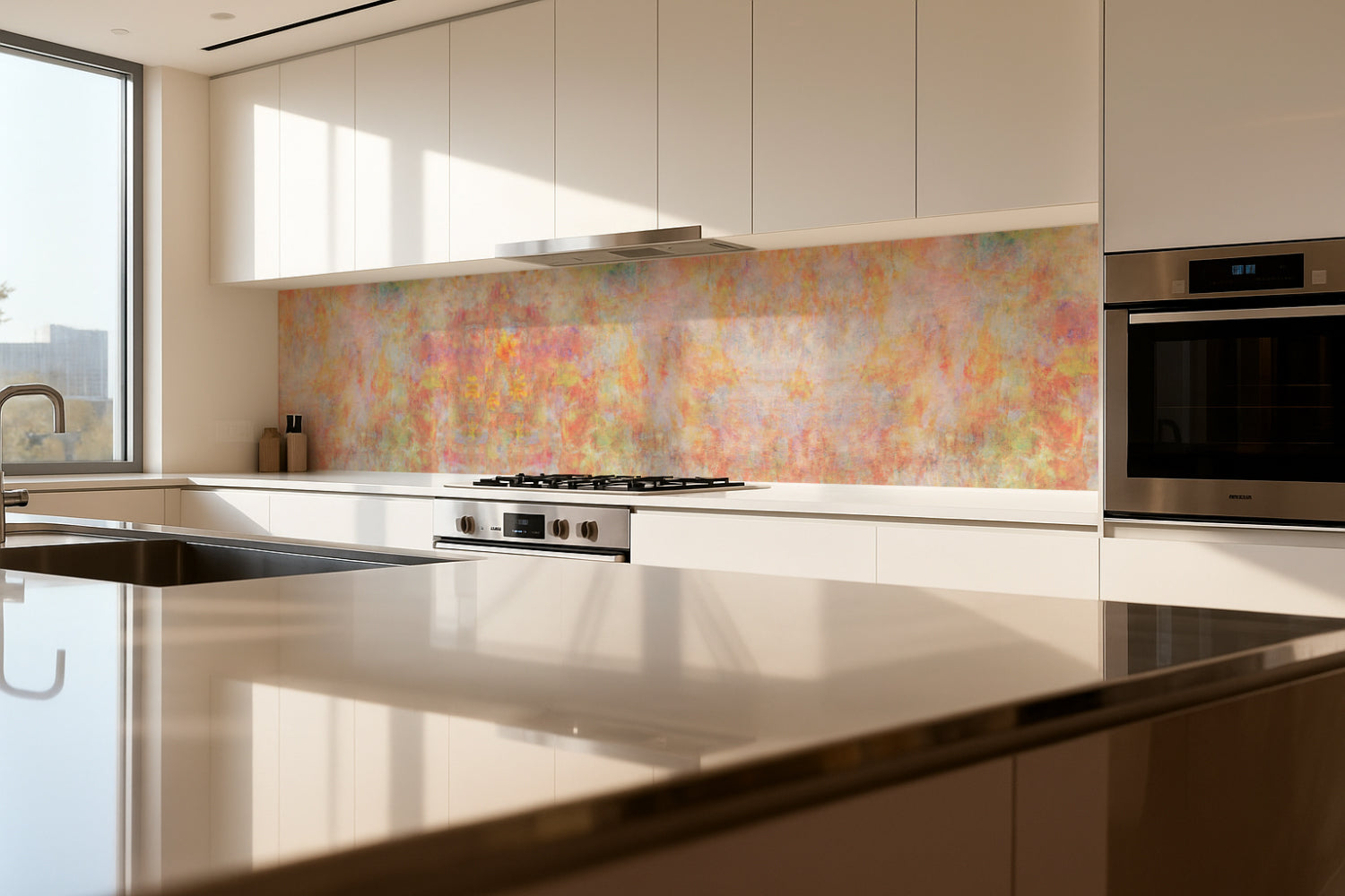 Küchenrückwand Betonoptik