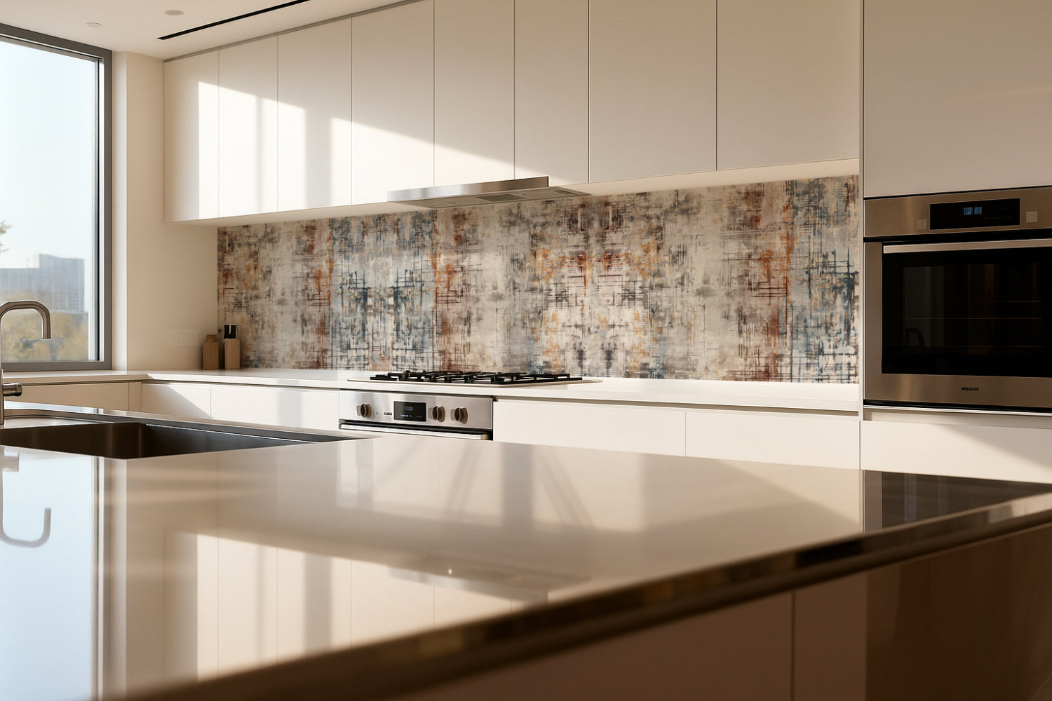 Küchenrückwand Betonoptik