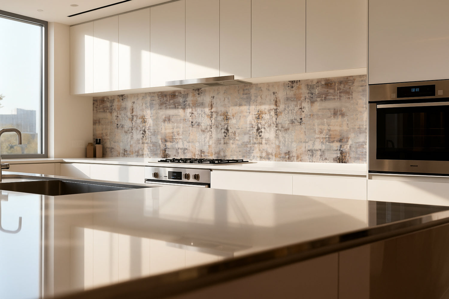 Küchenrückwand Betonoptik