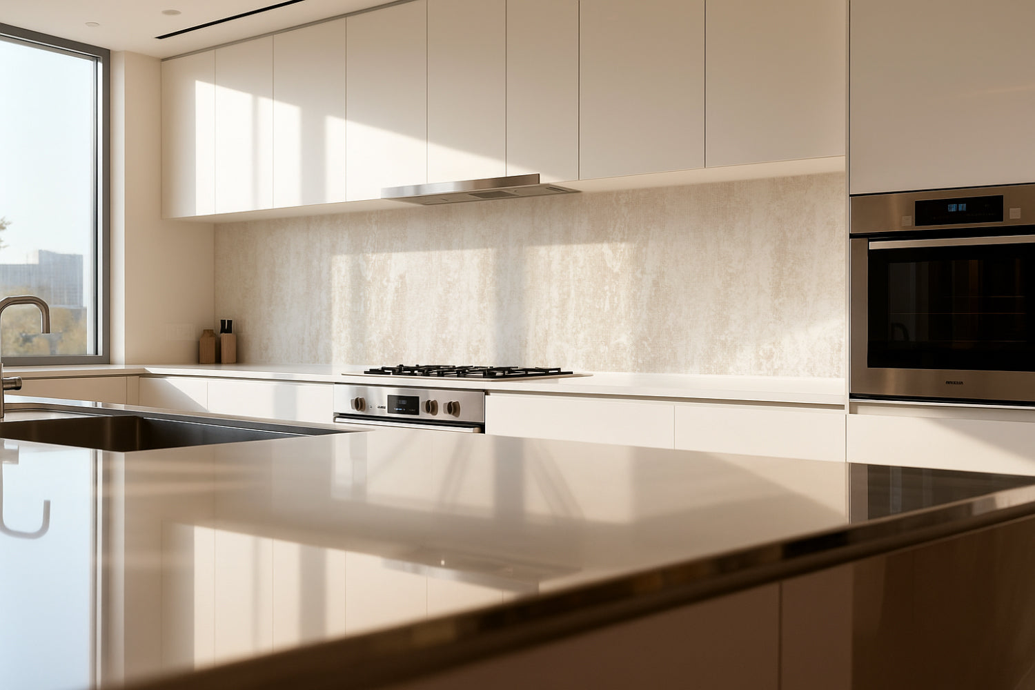 Küchenrückwand Betonoptik