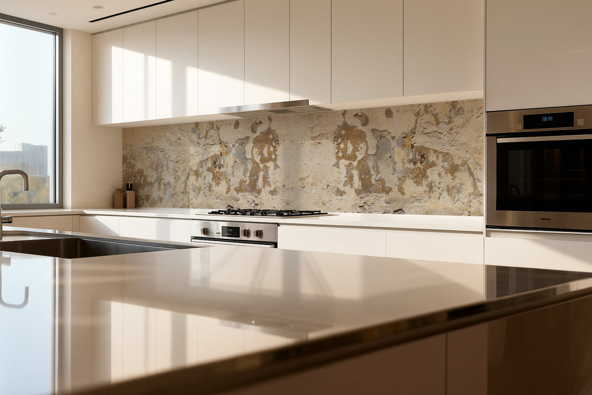 Küchenrückwand Betonoptik