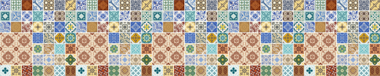 Küchenrückwand Patchwork