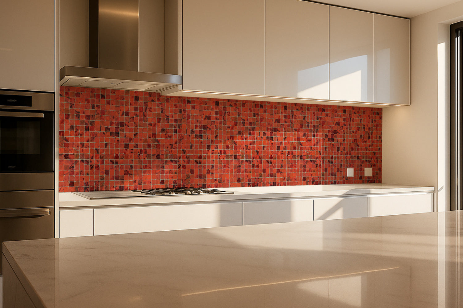 Küchenrückwand Fliesenoptik