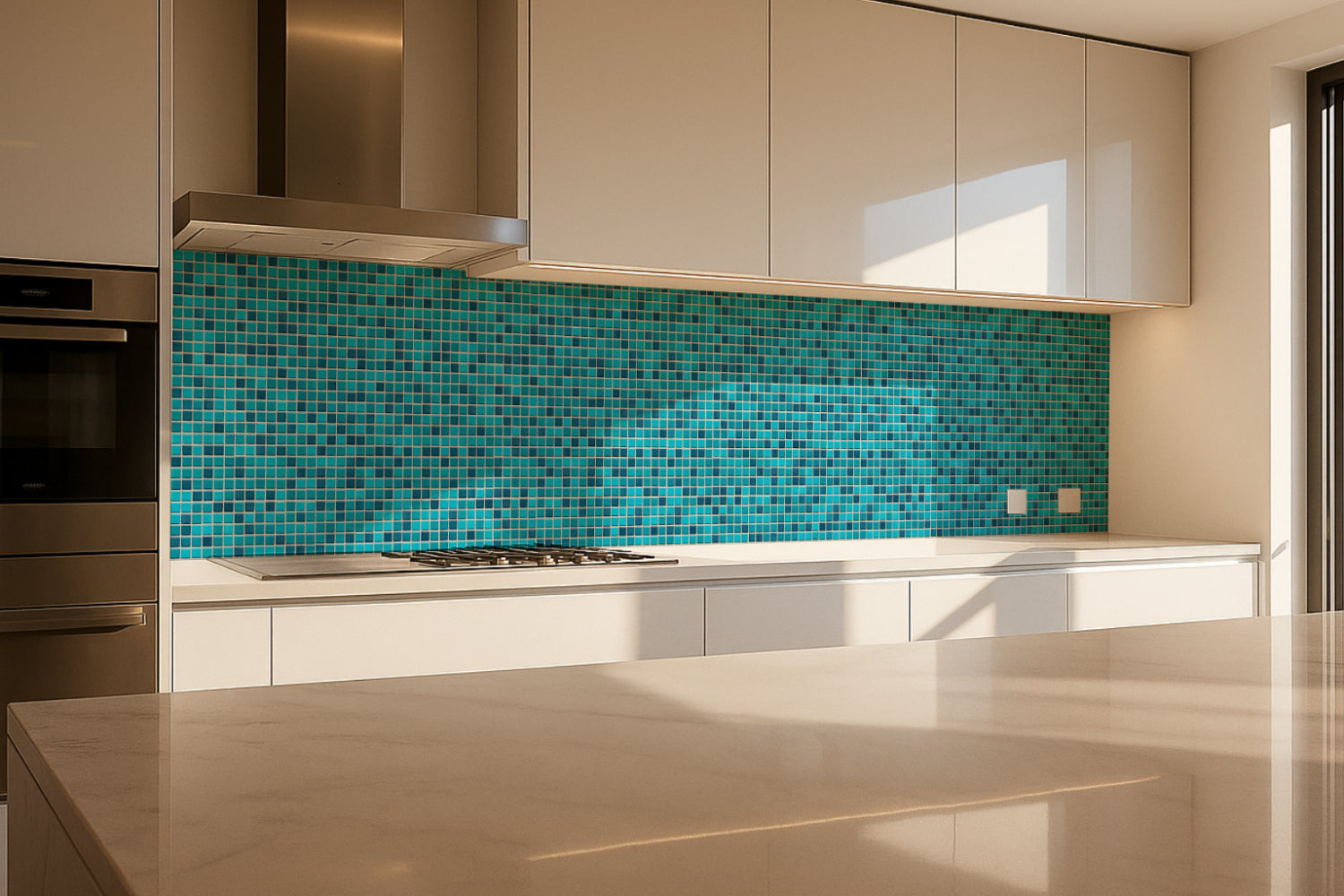 Küchenrückwand Fliesenoptik