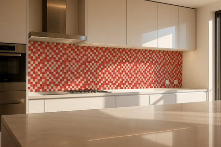 Küchenrückwand Fliesenoptik