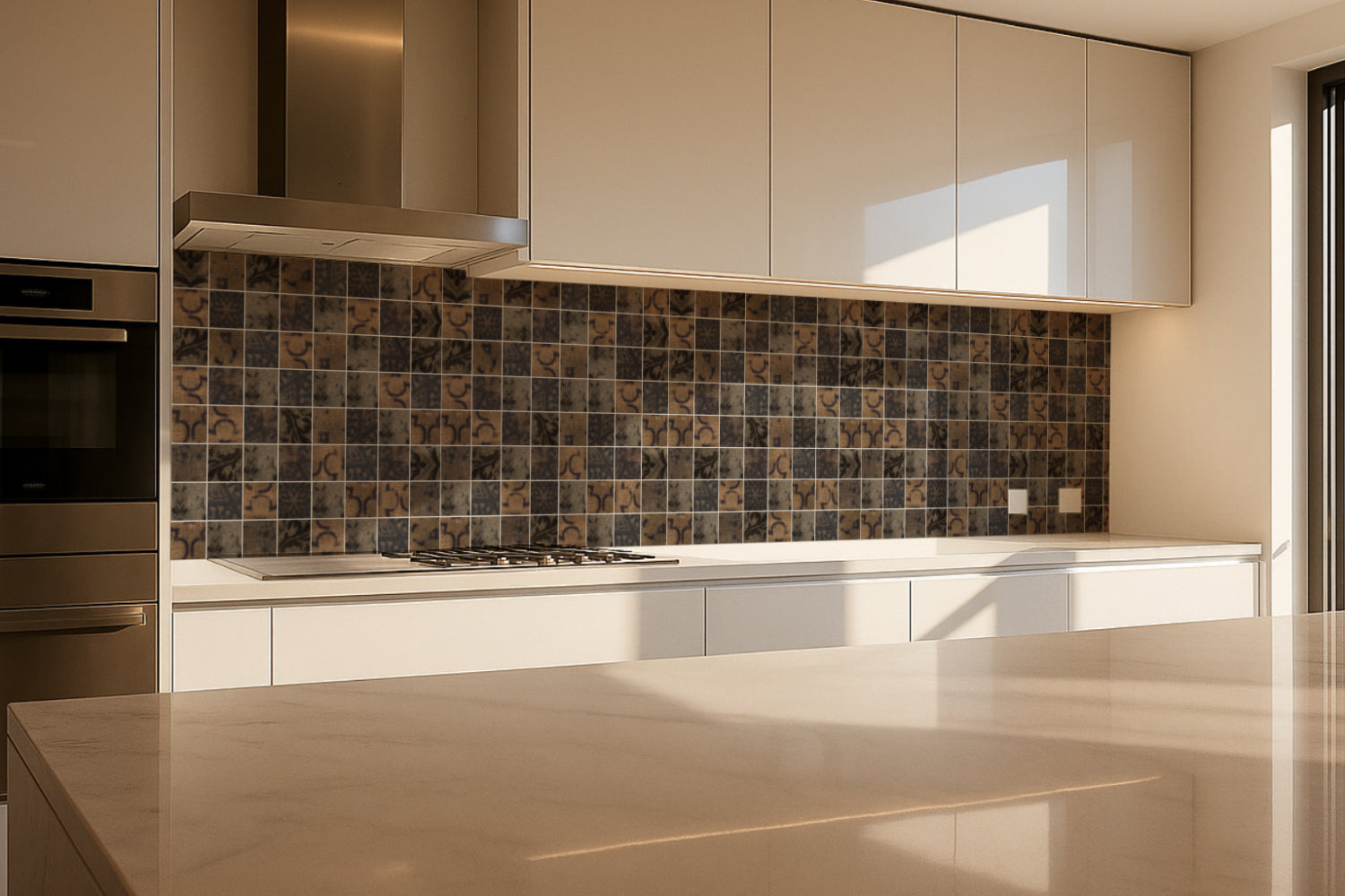 Küchenrückwand Fliesenoptik