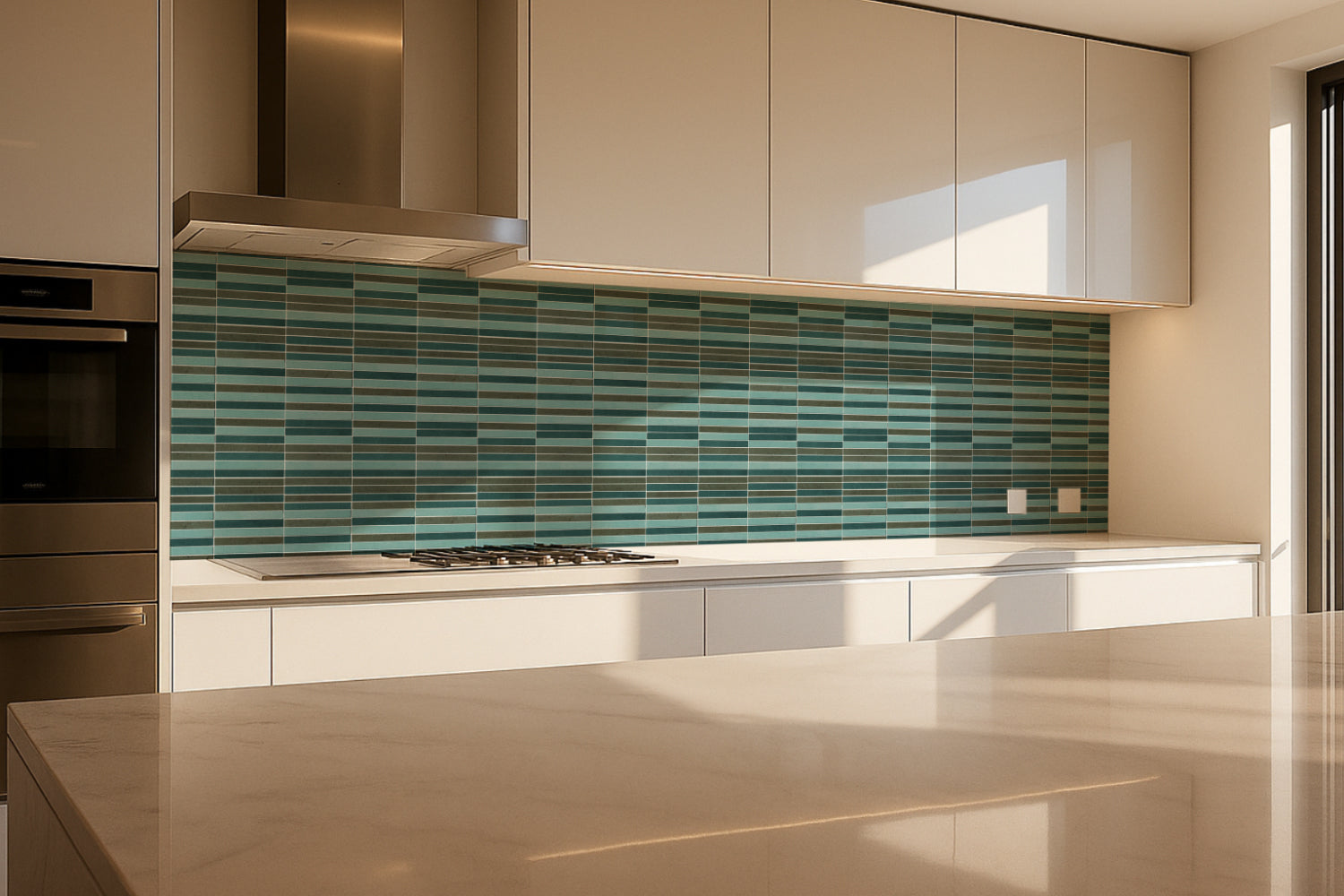 Küchenrückwand Fliesenoptik