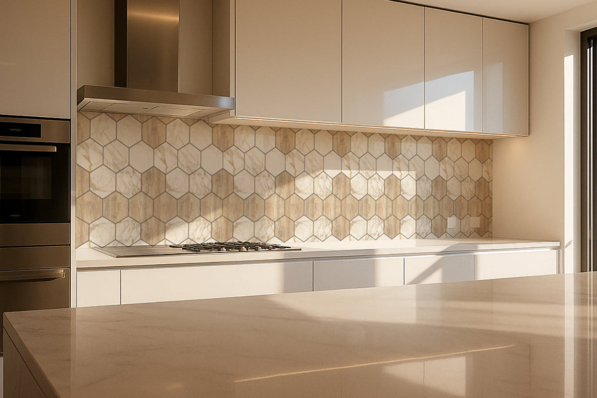 Küchenrückwand Fliesenoptik