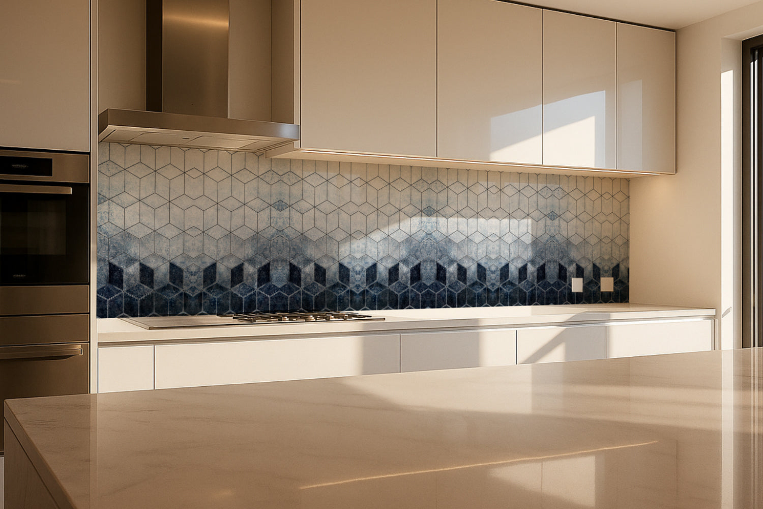 Küchenrückwand Fliesenoptik