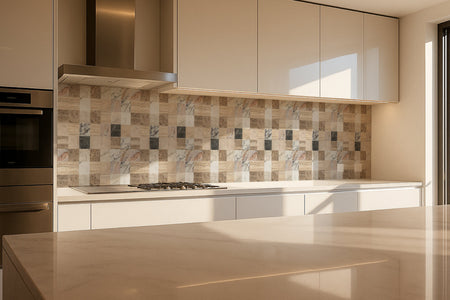 Küchenrückwand Fliesenoptik