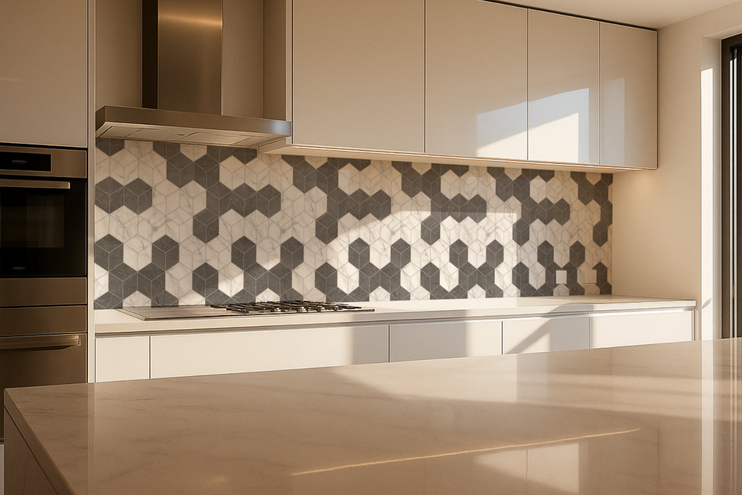 Küchenrückwand Fliesenoptik