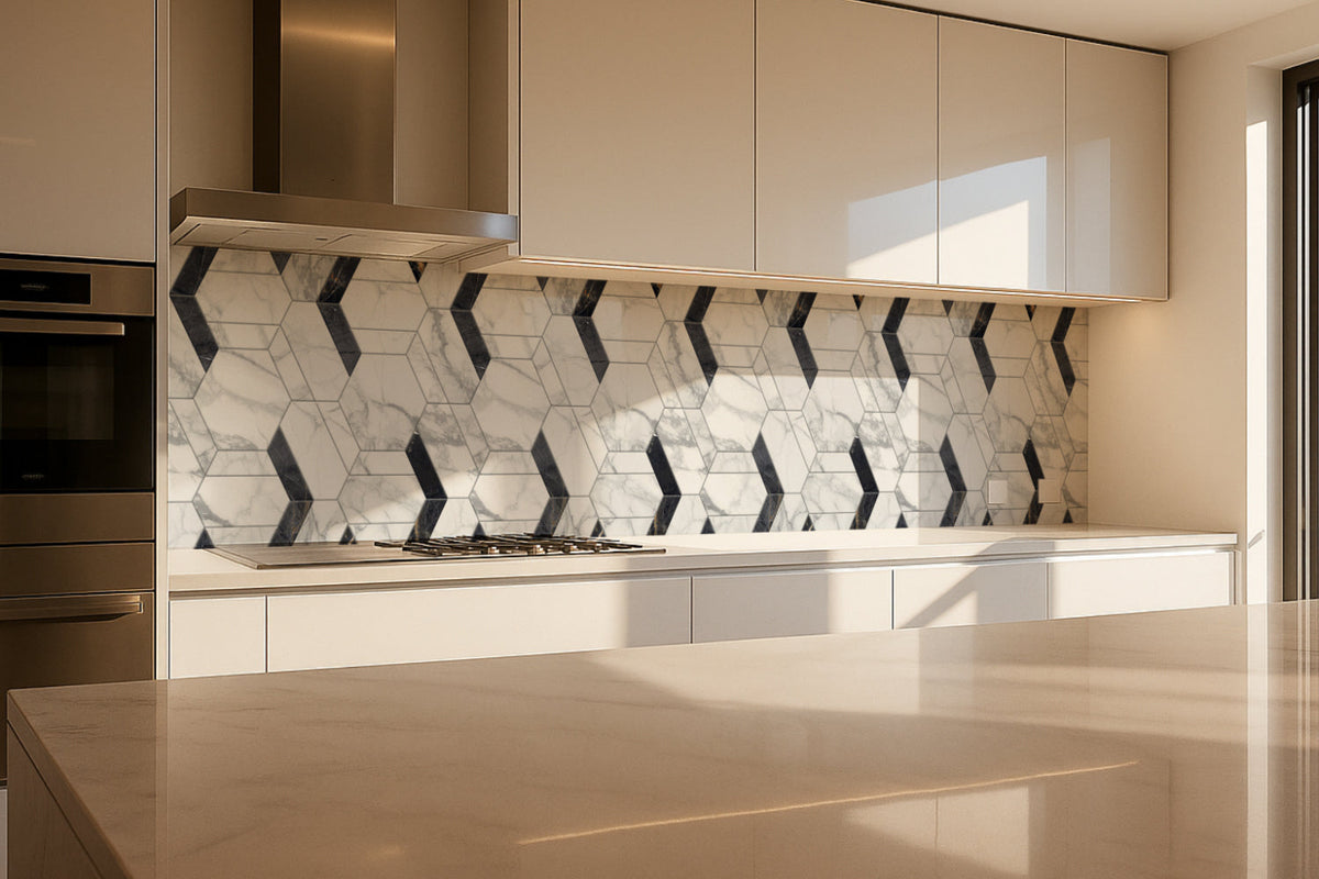 Küchenrückwand Fliesenoptik