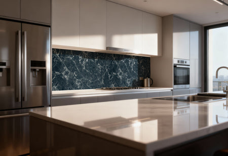 Küchenrückwand Marmoroptik