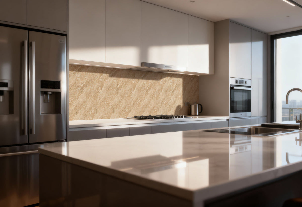 Küchenrückwand Marmoroptik