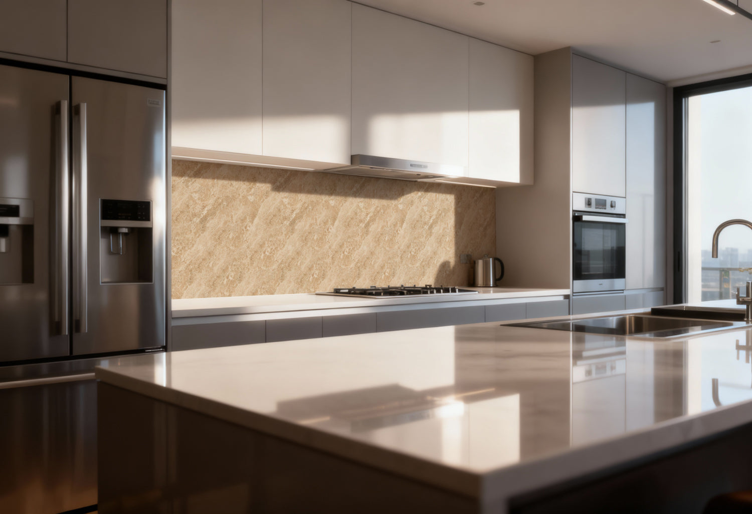 Küchenrückwand Marmoroptik