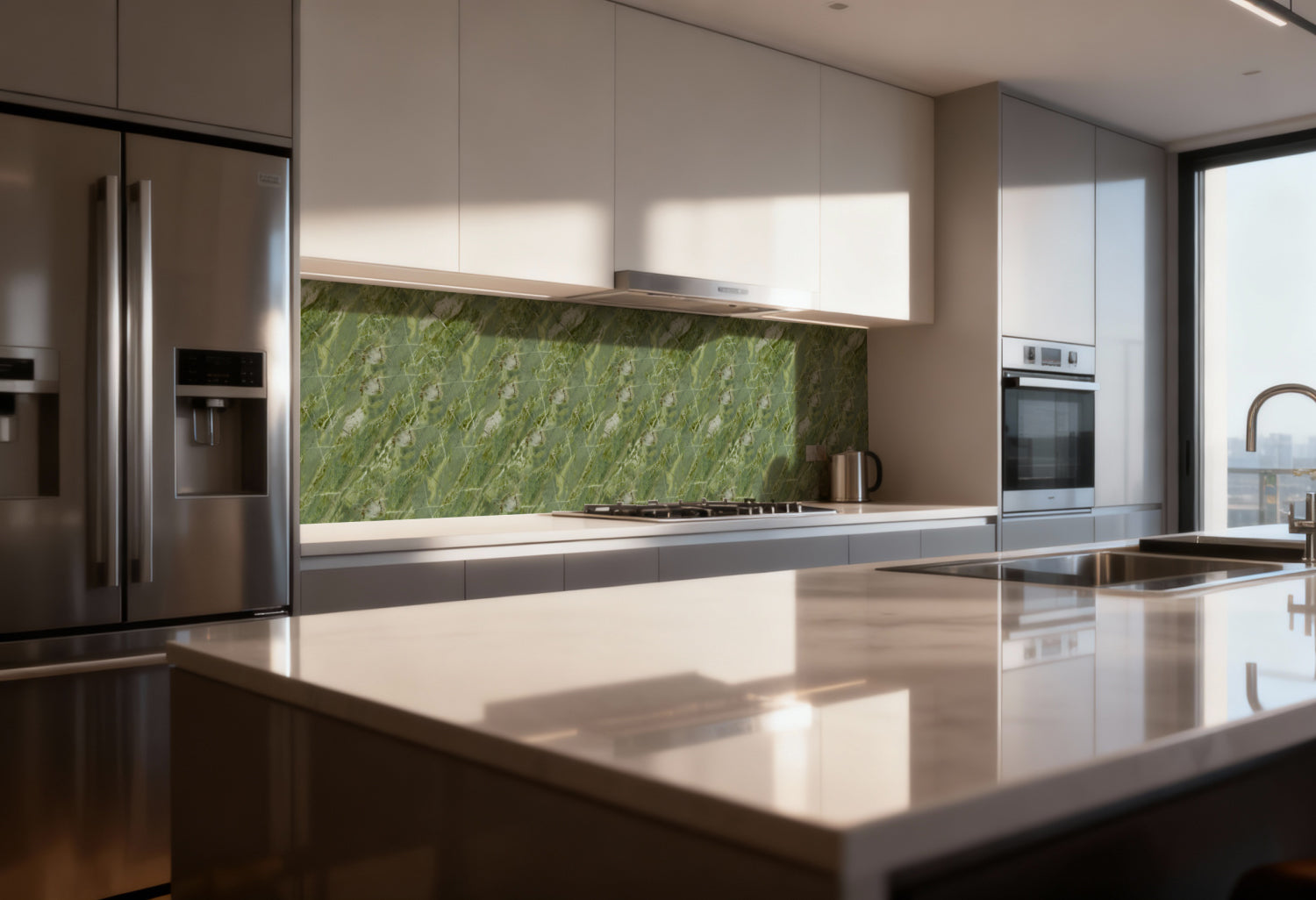 Küchenrückwand Marmoroptik