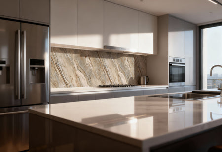 Küchenrückwand Marmoroptik