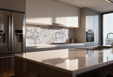 Küchenrückwand Marmoroptik