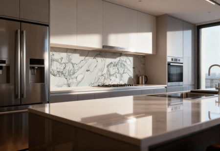 Küchenrückwand Marmoroptik