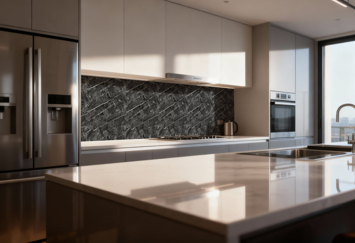 Küchenrückwand Marmoroptik